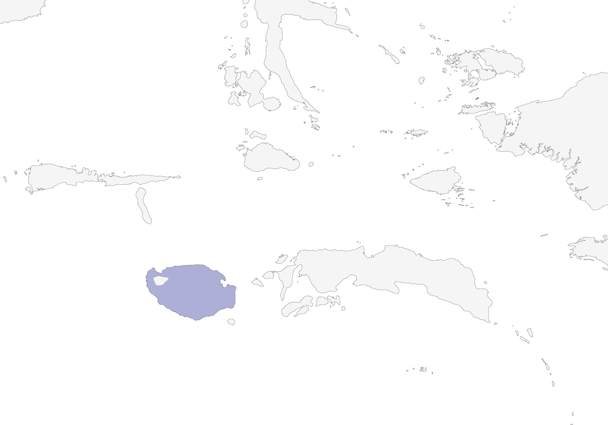 Buru Golden-Bulbul, Distribution 1