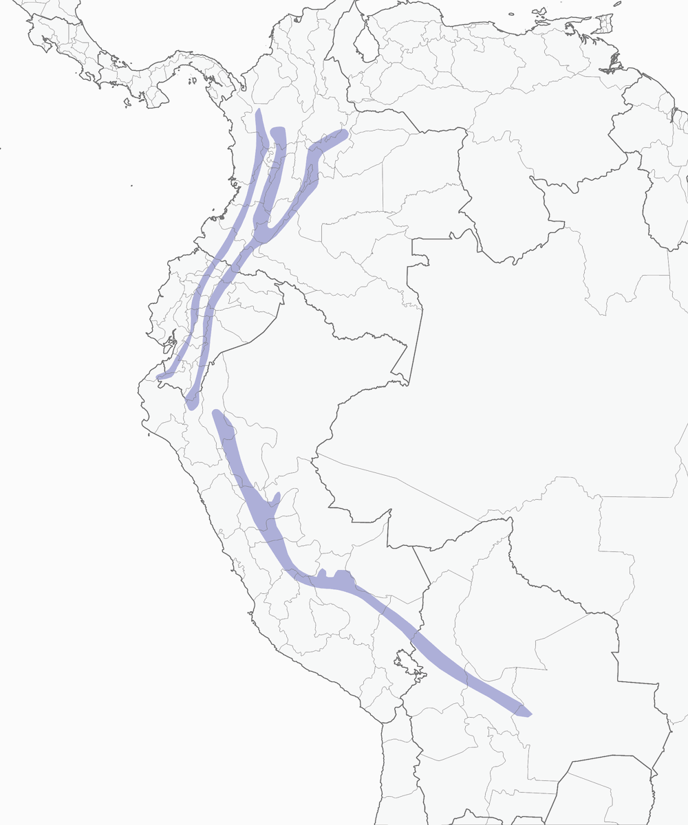 Golden-naped Tanager, Distribution 1