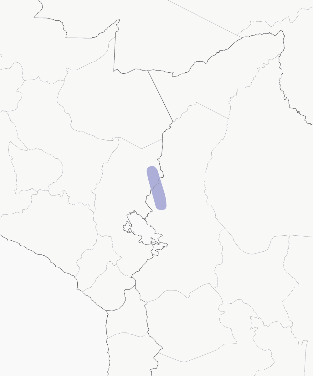 Tanagra dalla calotta verde, Distribuzione 1