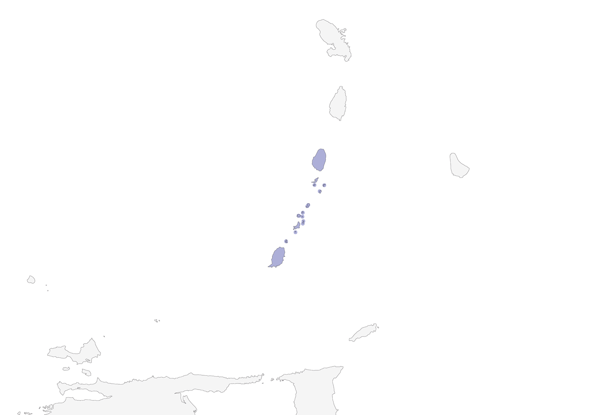 Moucherolle de Grenade, Distribution 1