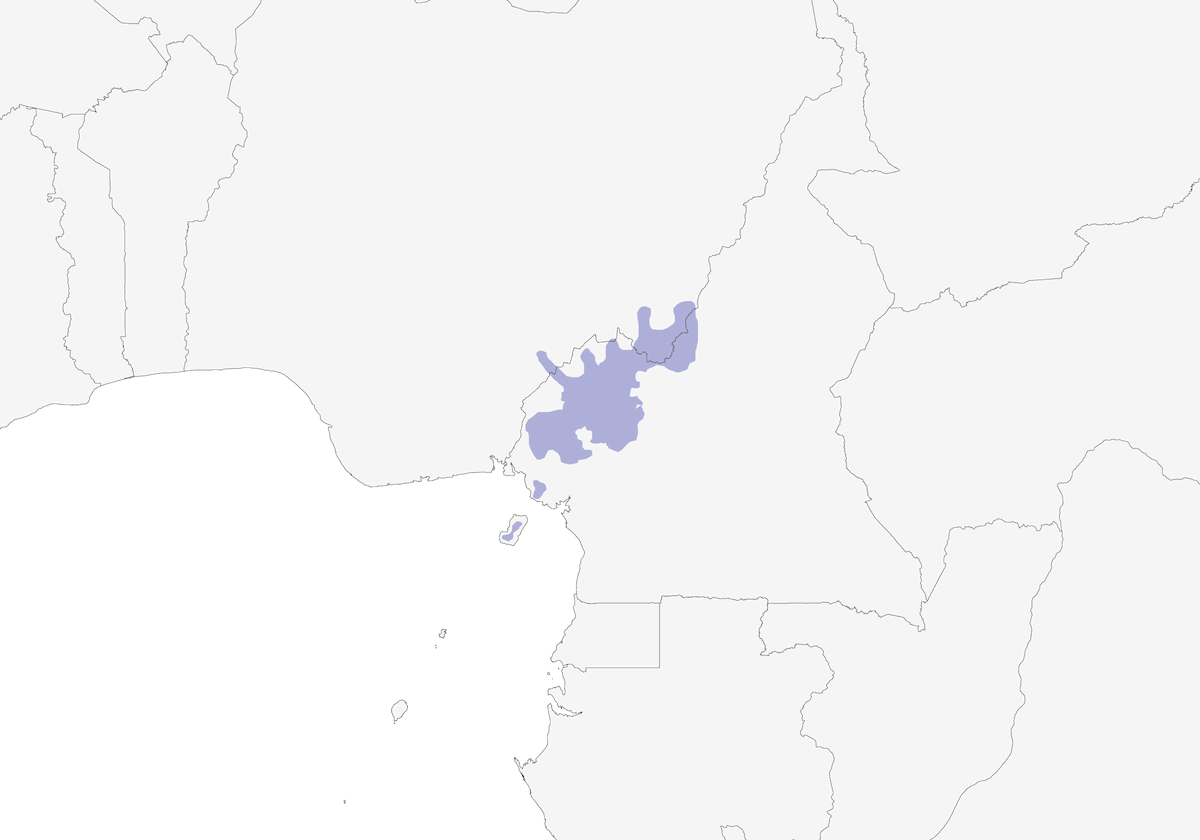 Étourneau vert, Distribution 1