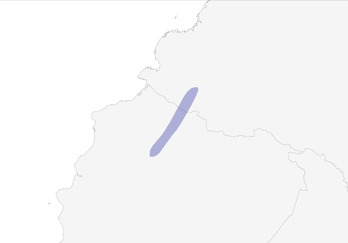 Hoary Puffleg, Distribution 1
