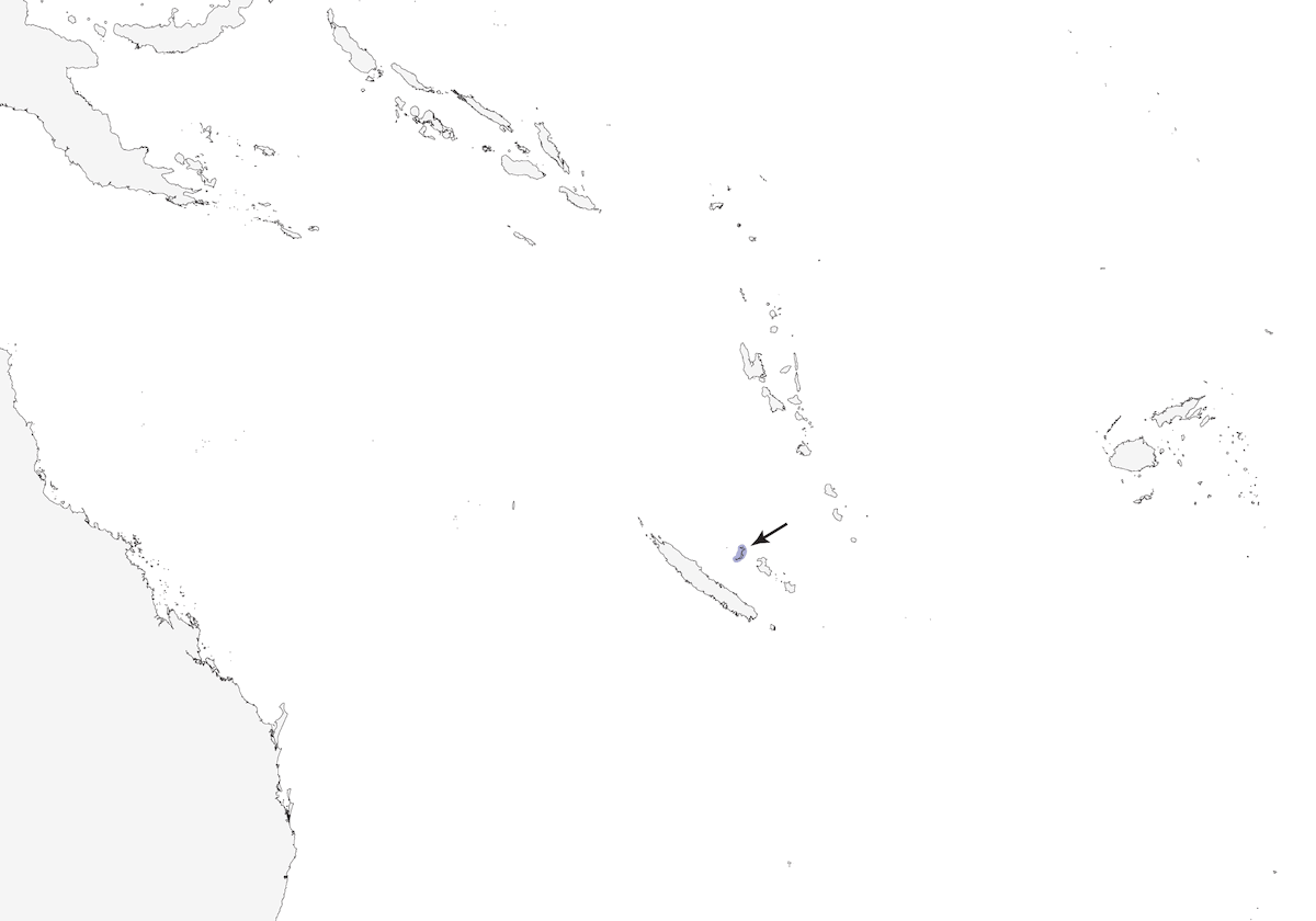Perruche d'Ouvéa, Distribution 1