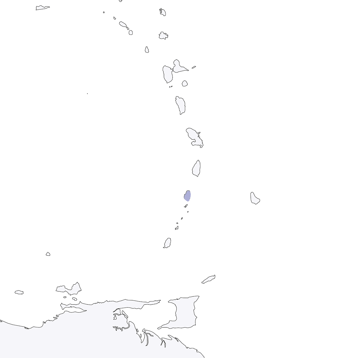 St. Vincent Wren, Distribution 1