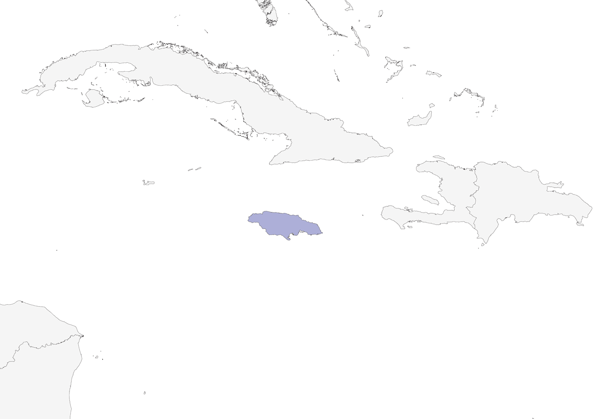 Jamaican Tody, Distribution 1
