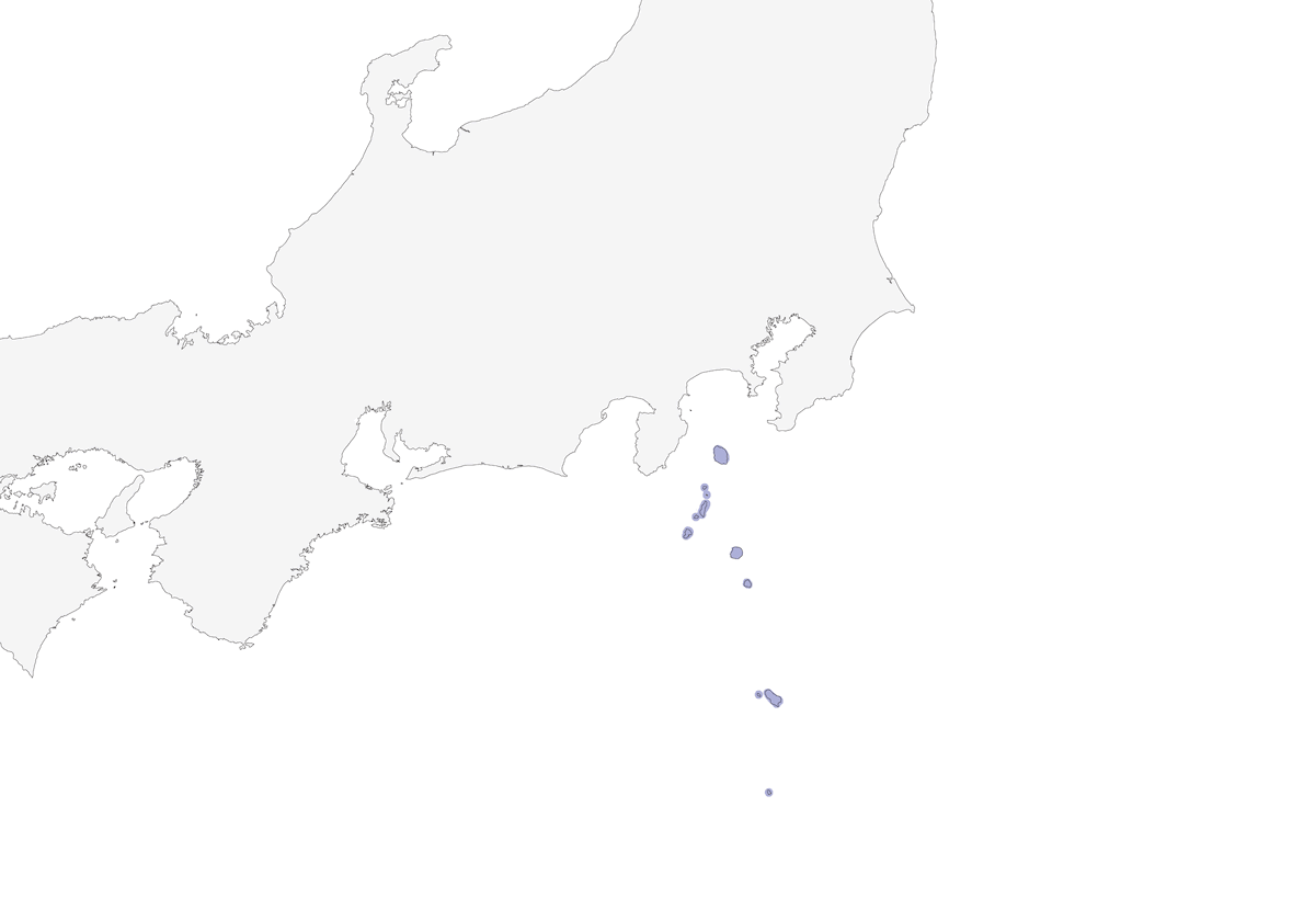 Izu Robin, 分布 1