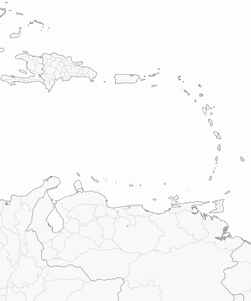 Padda de Java, Distribution 1