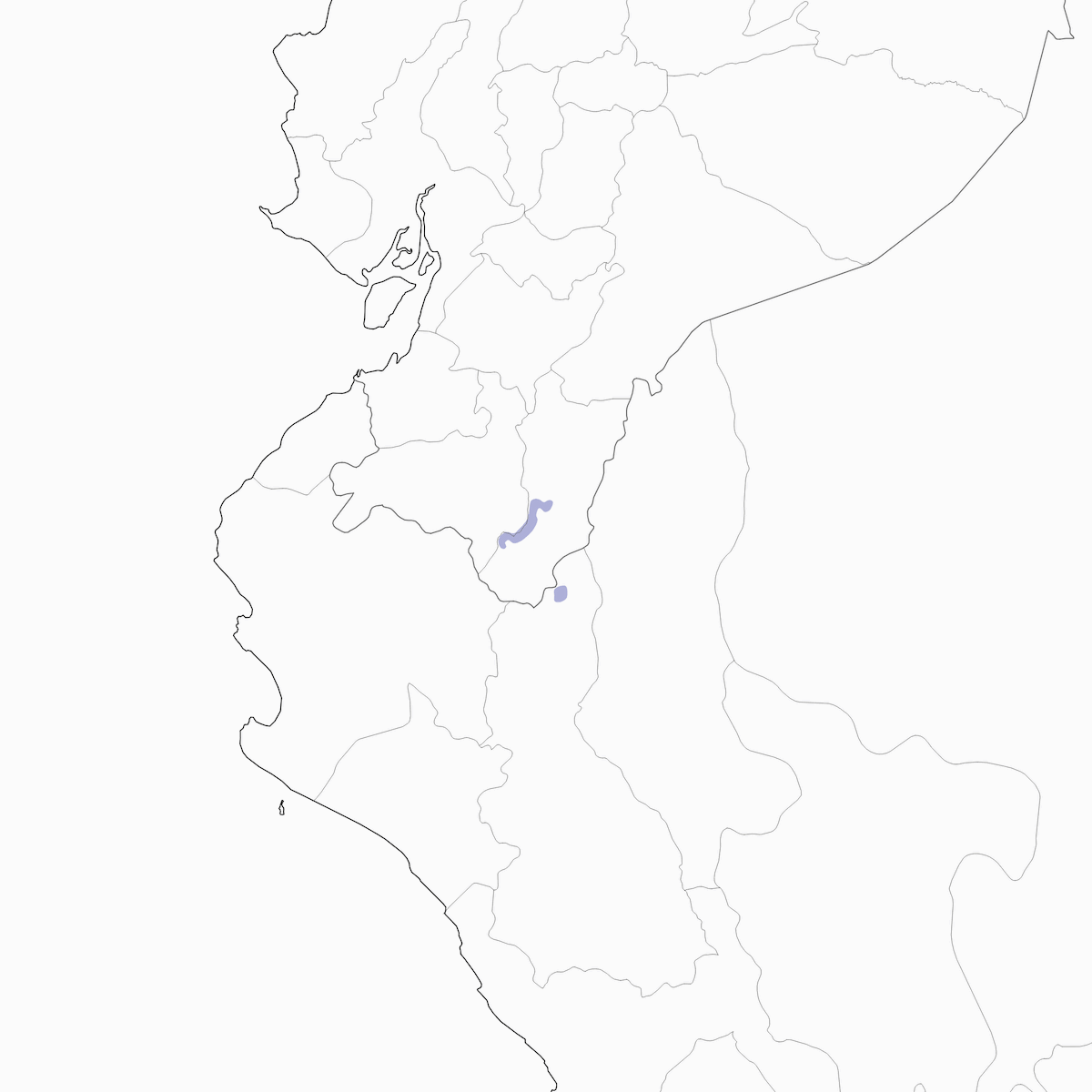 Jocotoco Antpitta, Distribution 1