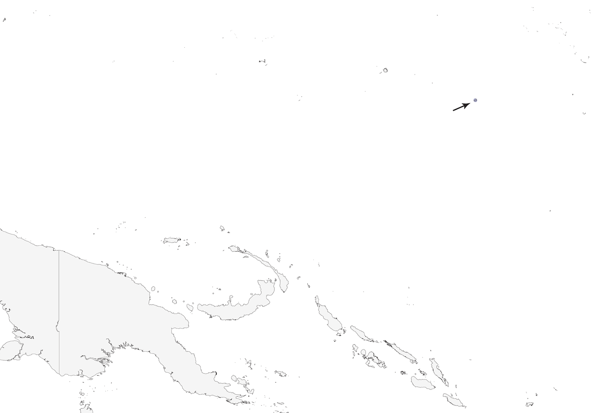 Kosrae-Brillenvogel, Verbreitung 1