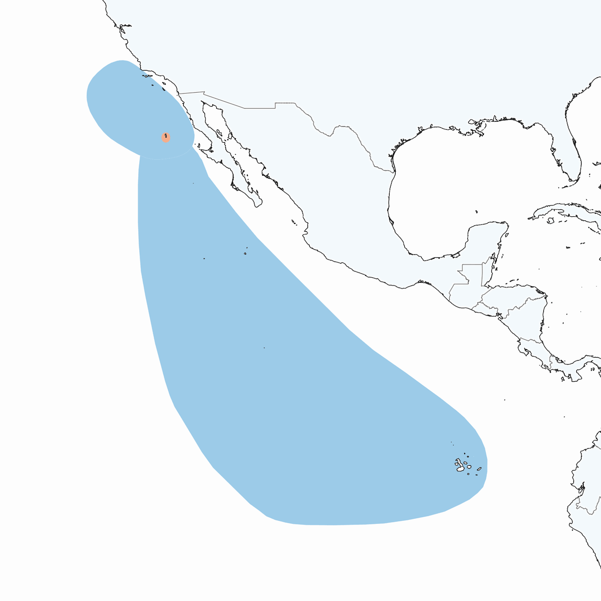 Paíño de Ainley, Distribución 1