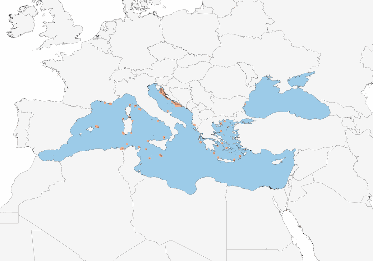 Puffin yelkouan, Distribution 1