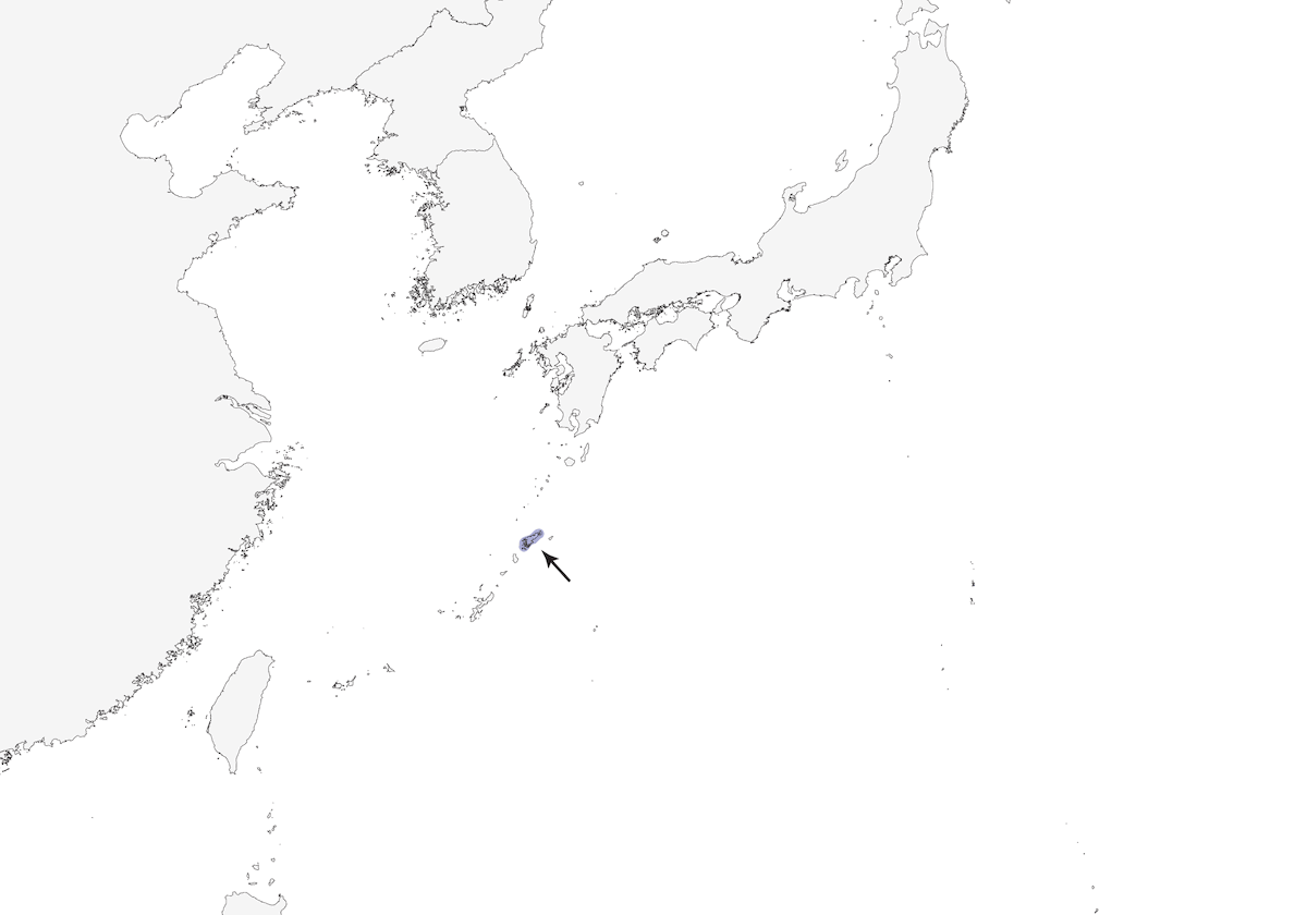 Lidth's Jay, 分布 1