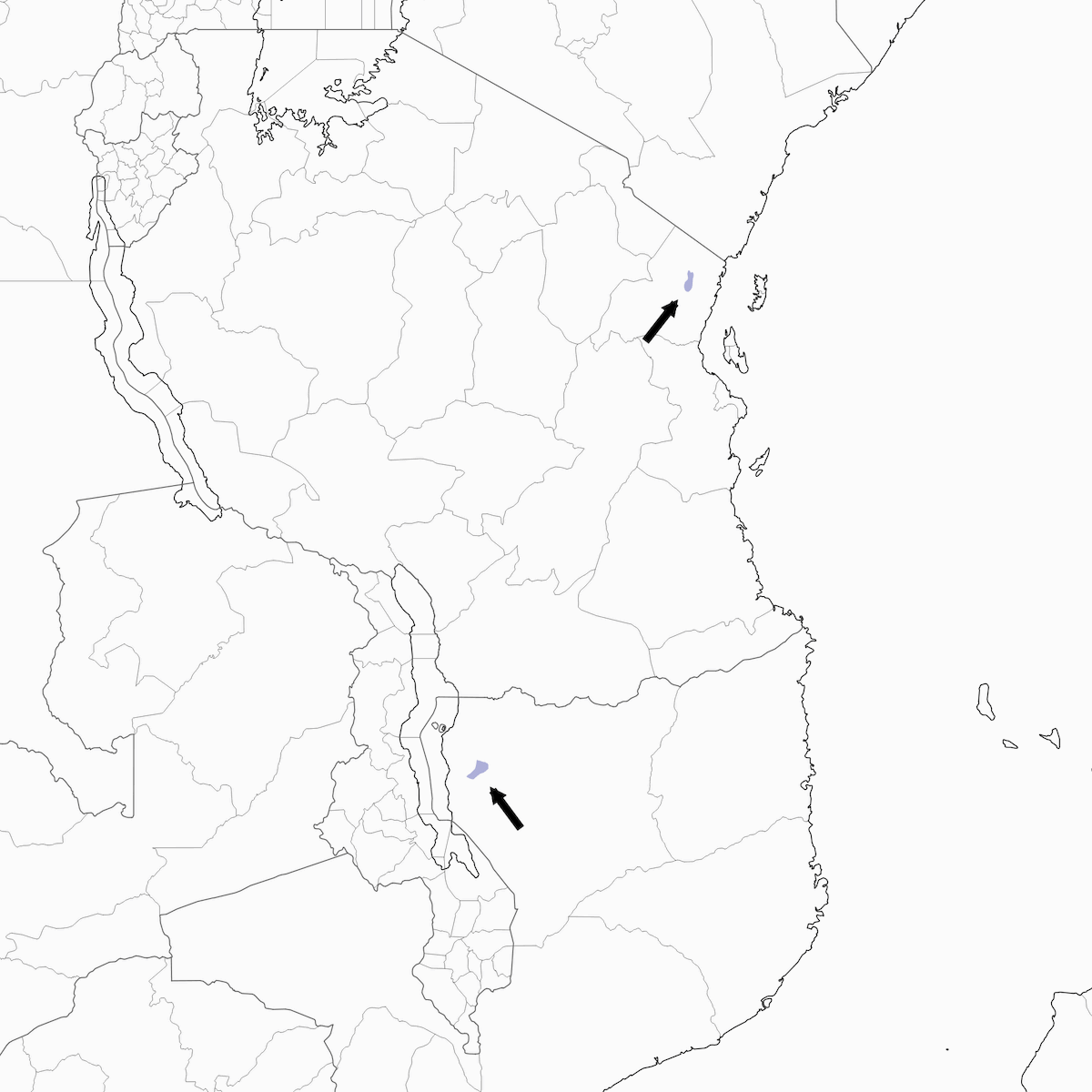 Long-billed Tailorbird, Distribution 1