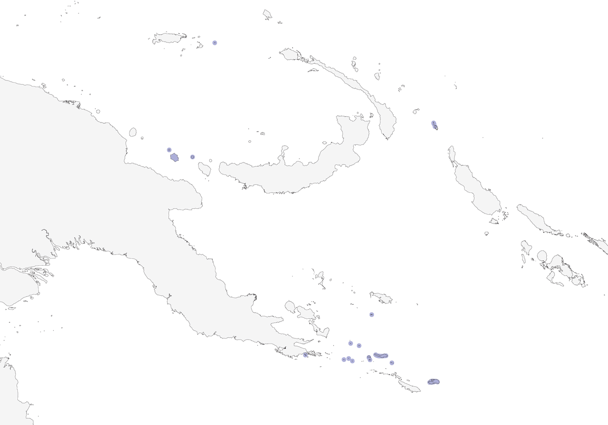 Anteojitos de las Luisiadas, Distribución 1