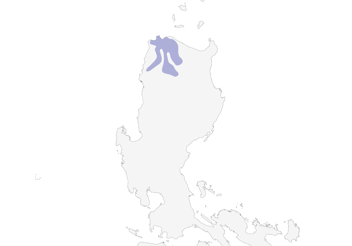 Cordillera Ground-Warbler, Distribution 1