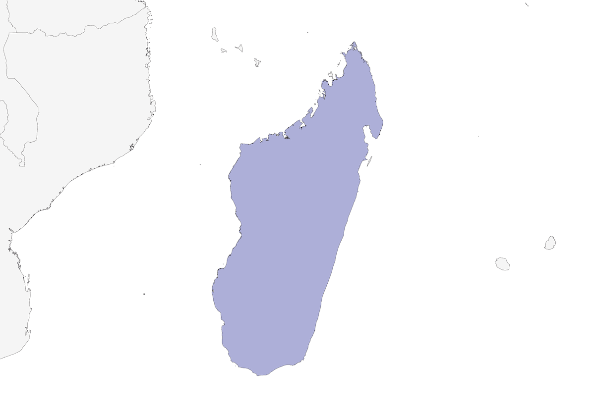 Madagascar Grebe, Distribution 1