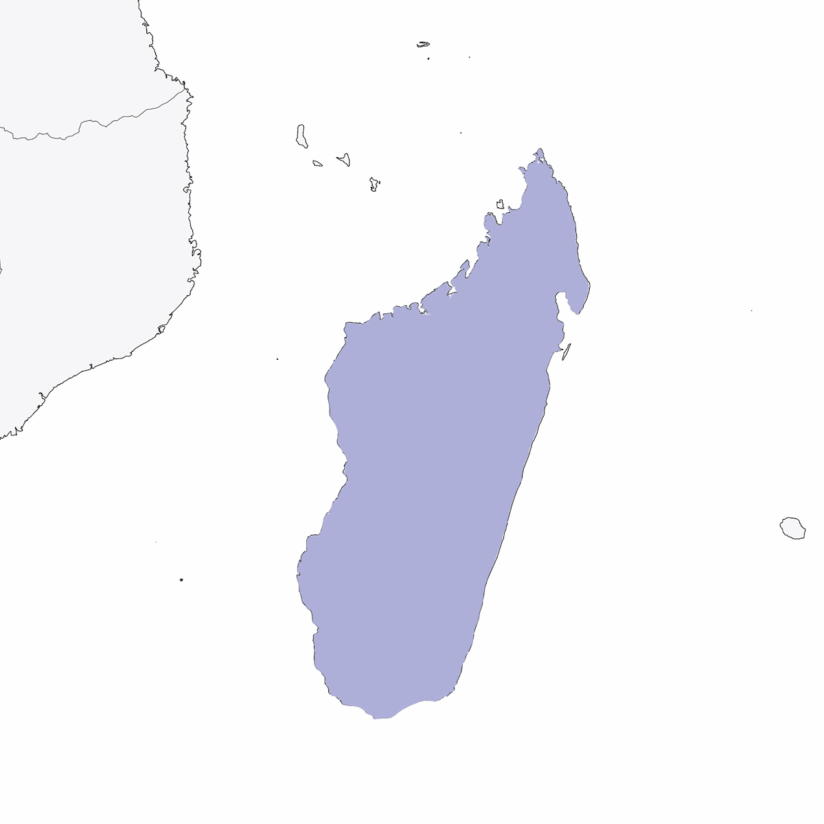Madagaskar-Zwergohreule, Verbreitung 1