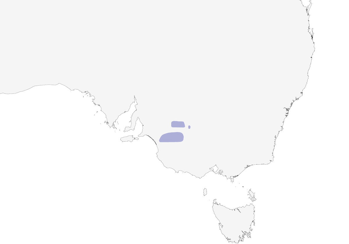 Emuwren de Mallee, Distribution 1