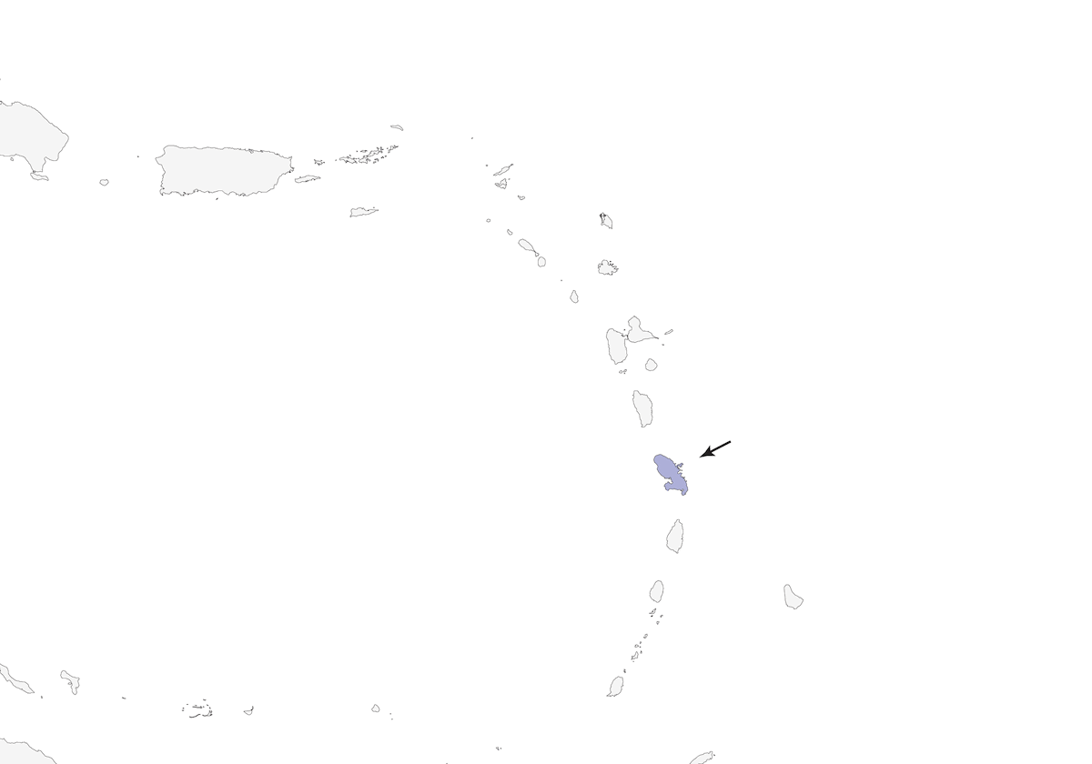 Martinique Oriole, Distribution 1