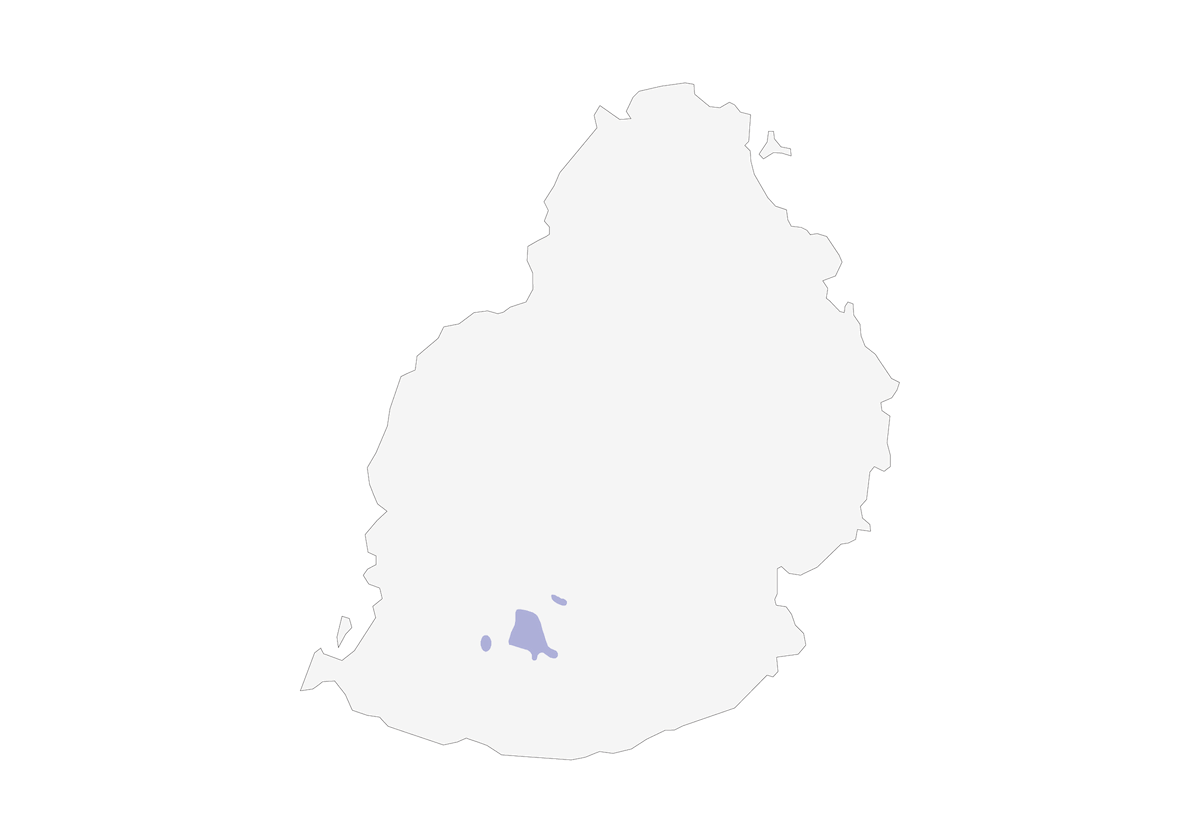 Mauritius Fody, 分布 1