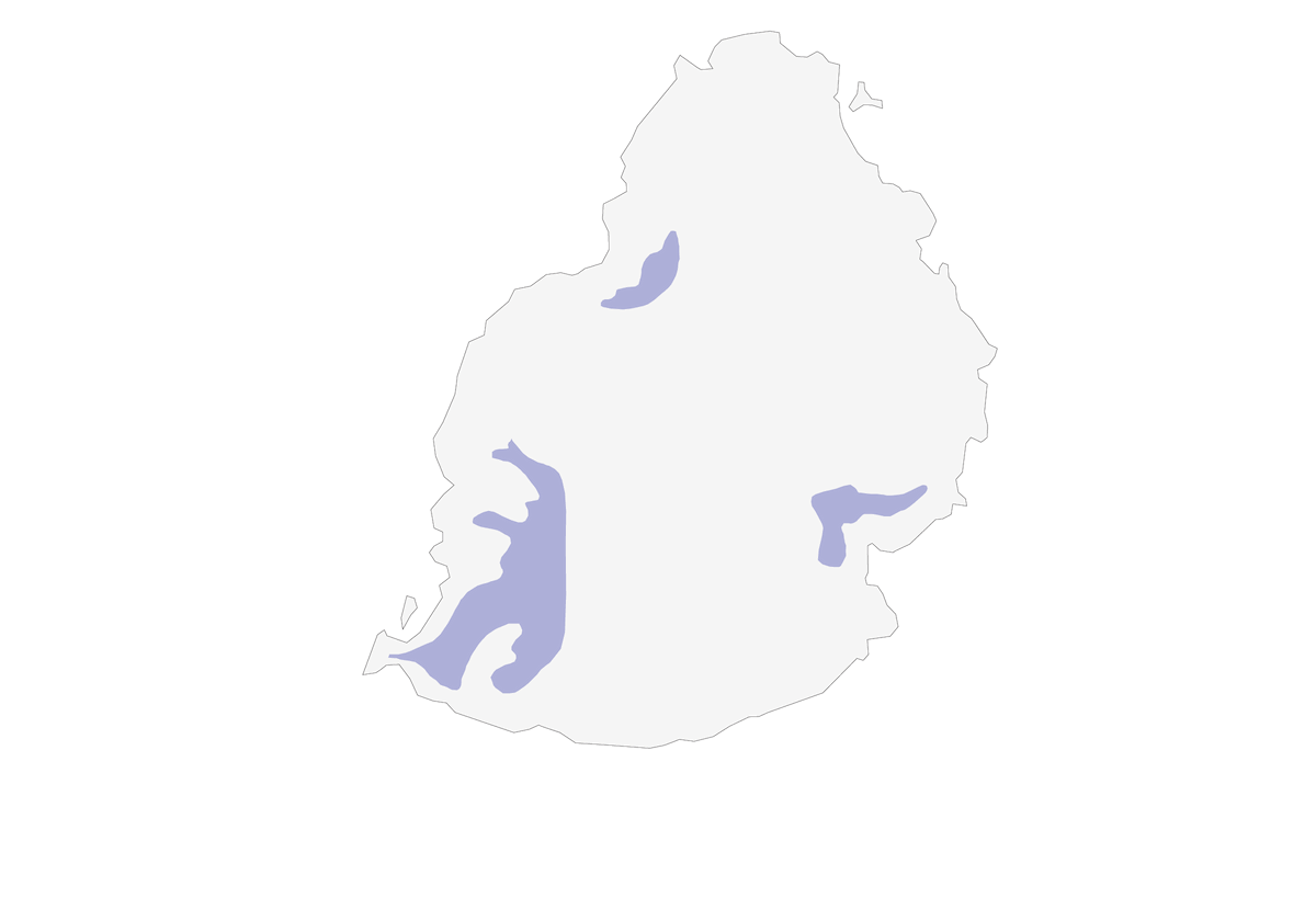 Cernícalo de Mauricio, Distribución 1