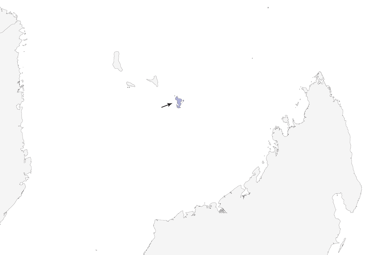 Mayotte-Nektarvogel, Verbreitung 1