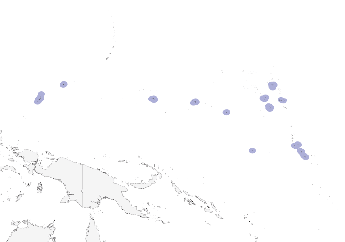 Micronesian Imperial-Pigeon, Distribution 1