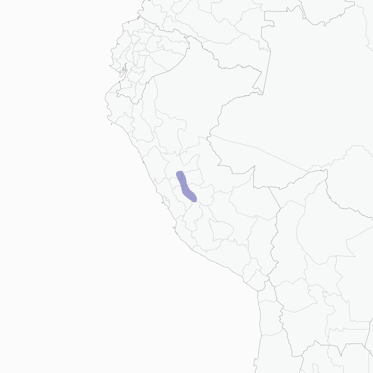 Jalca Tapaculo, Distribution 1