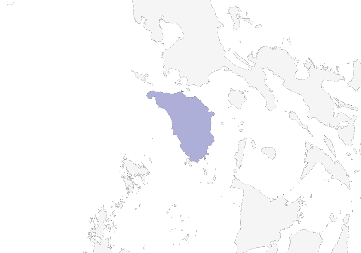 Mindoro-Spatelschwanzpapagei, Verbreitung 1