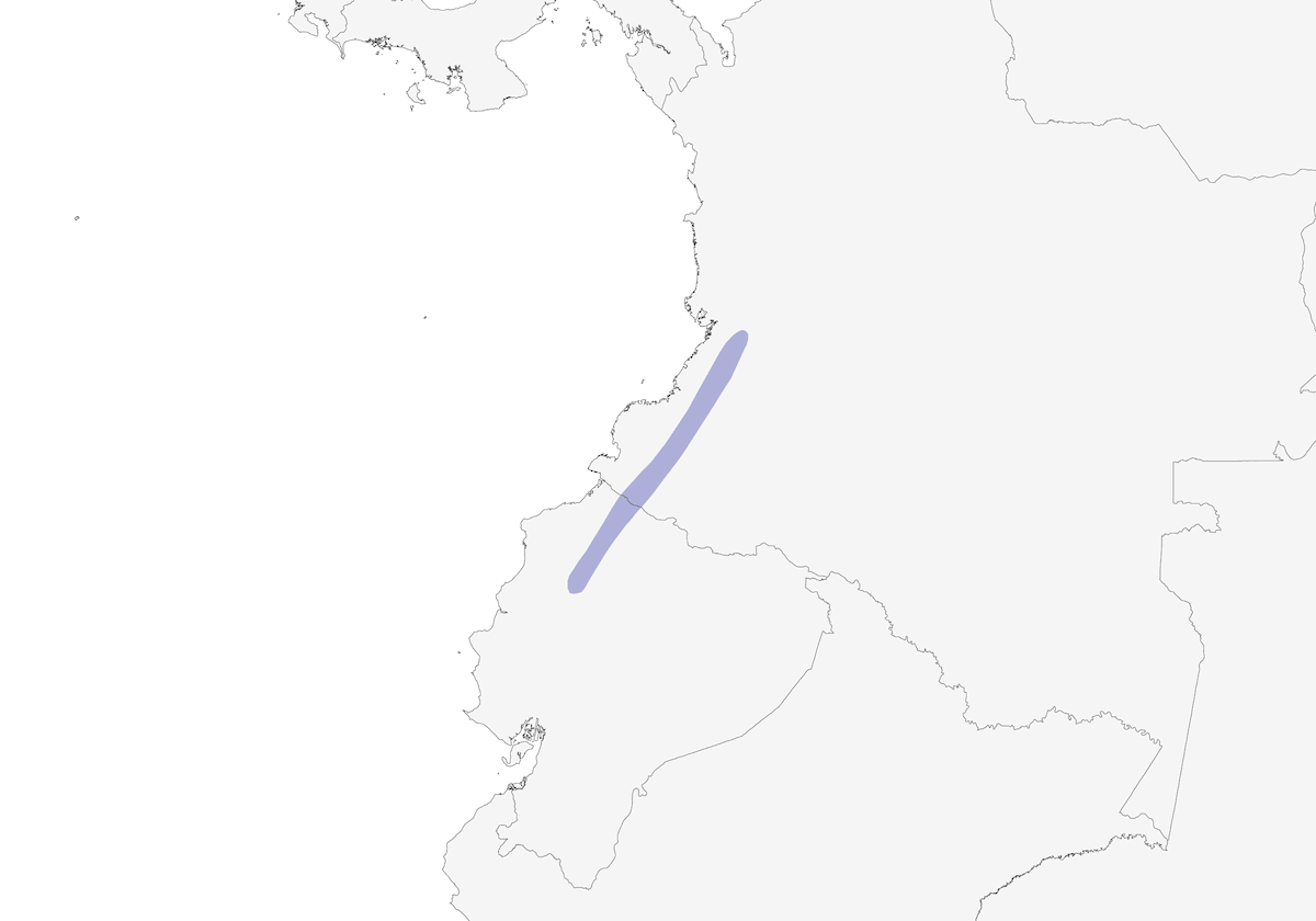 Tangara de Stolzmann, Distribución 1
