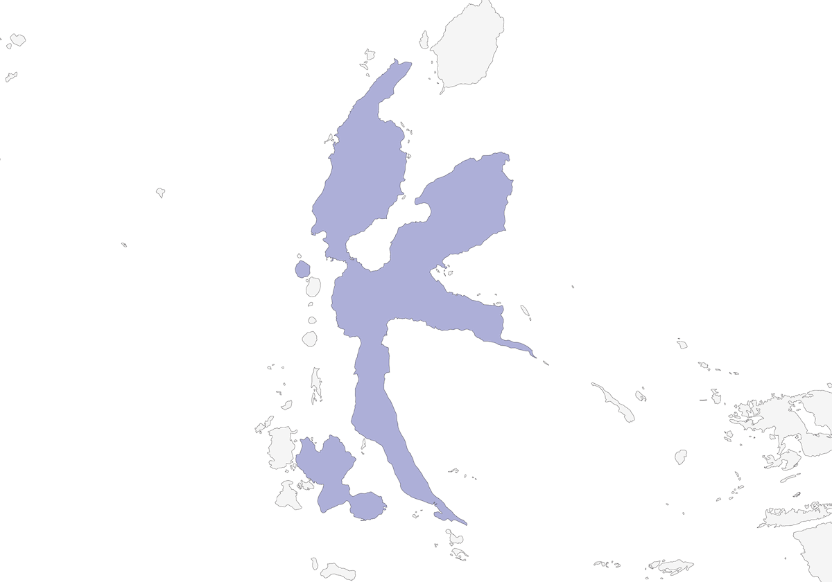 Nínox de Halmahera, Distribución 1