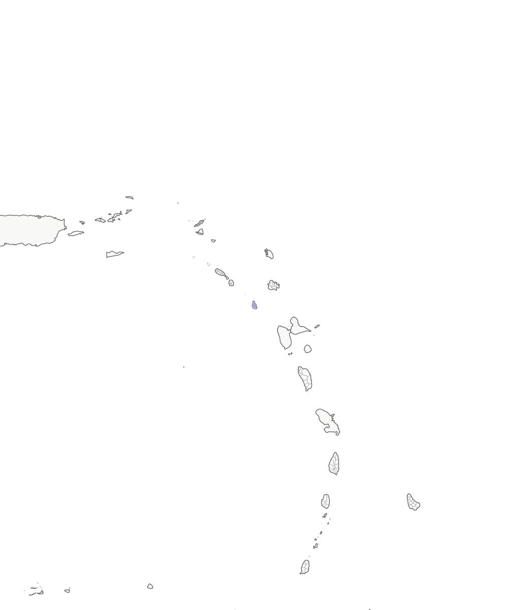 Rigogolo di Montserrat, Distribuzione 1