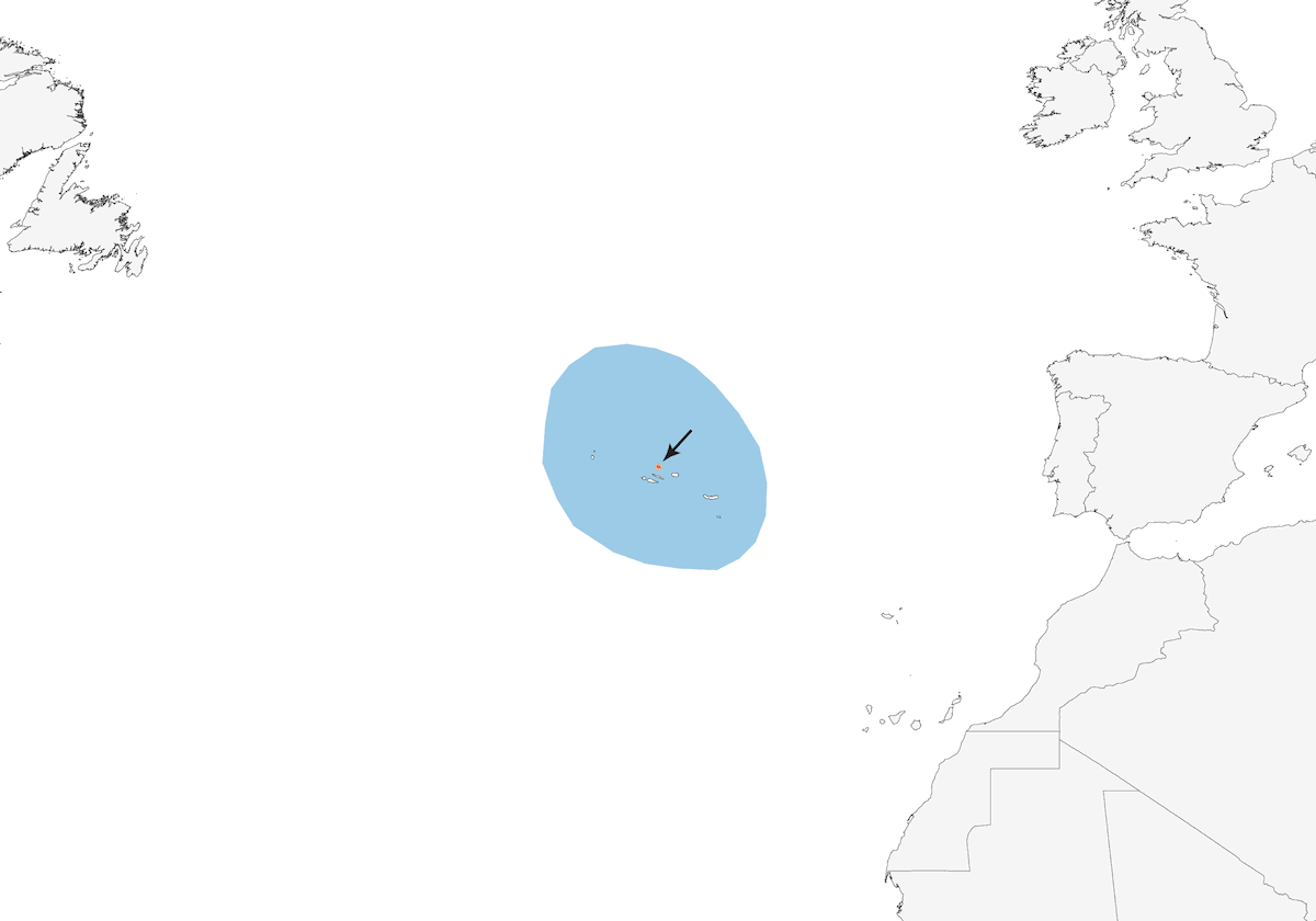 Monteiro's Storm-Petrel, Distribution 1