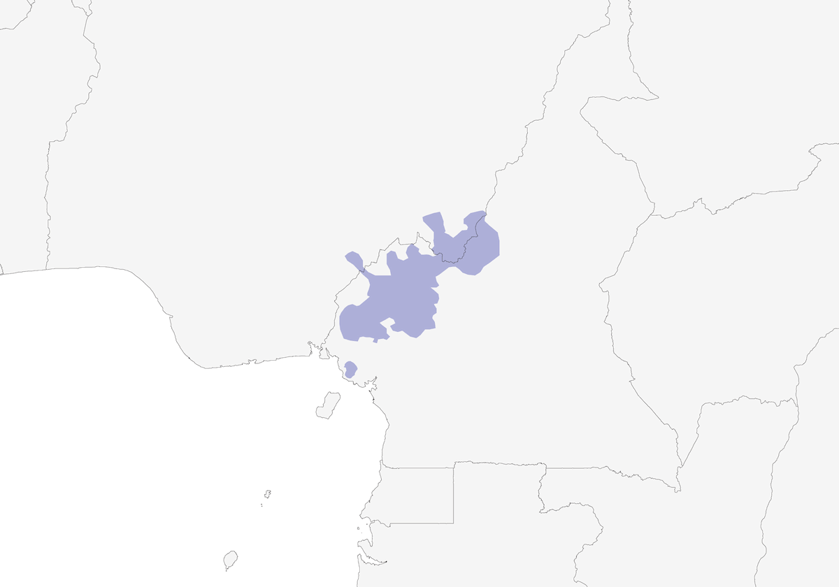Cossyphe montagnard, Distribution 1