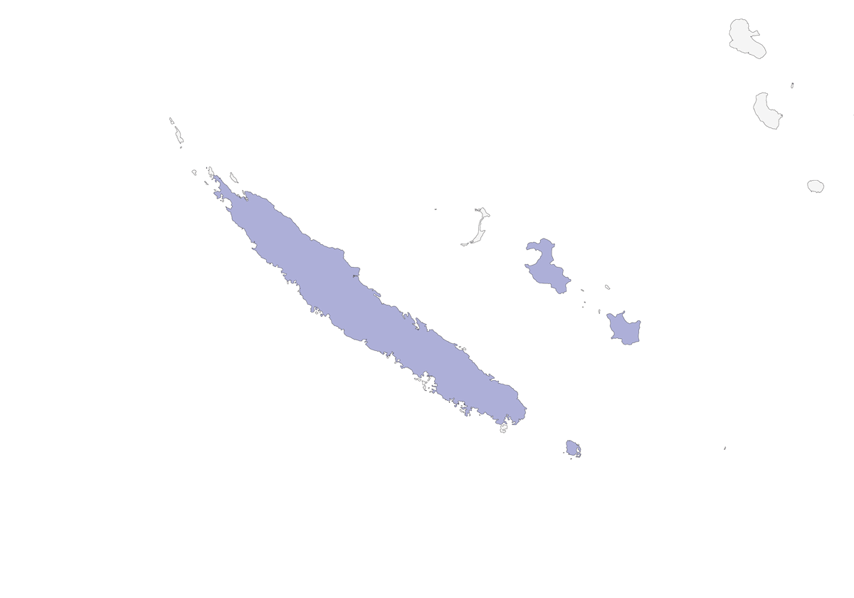 New Caledonian Friarbird, Distribution 1