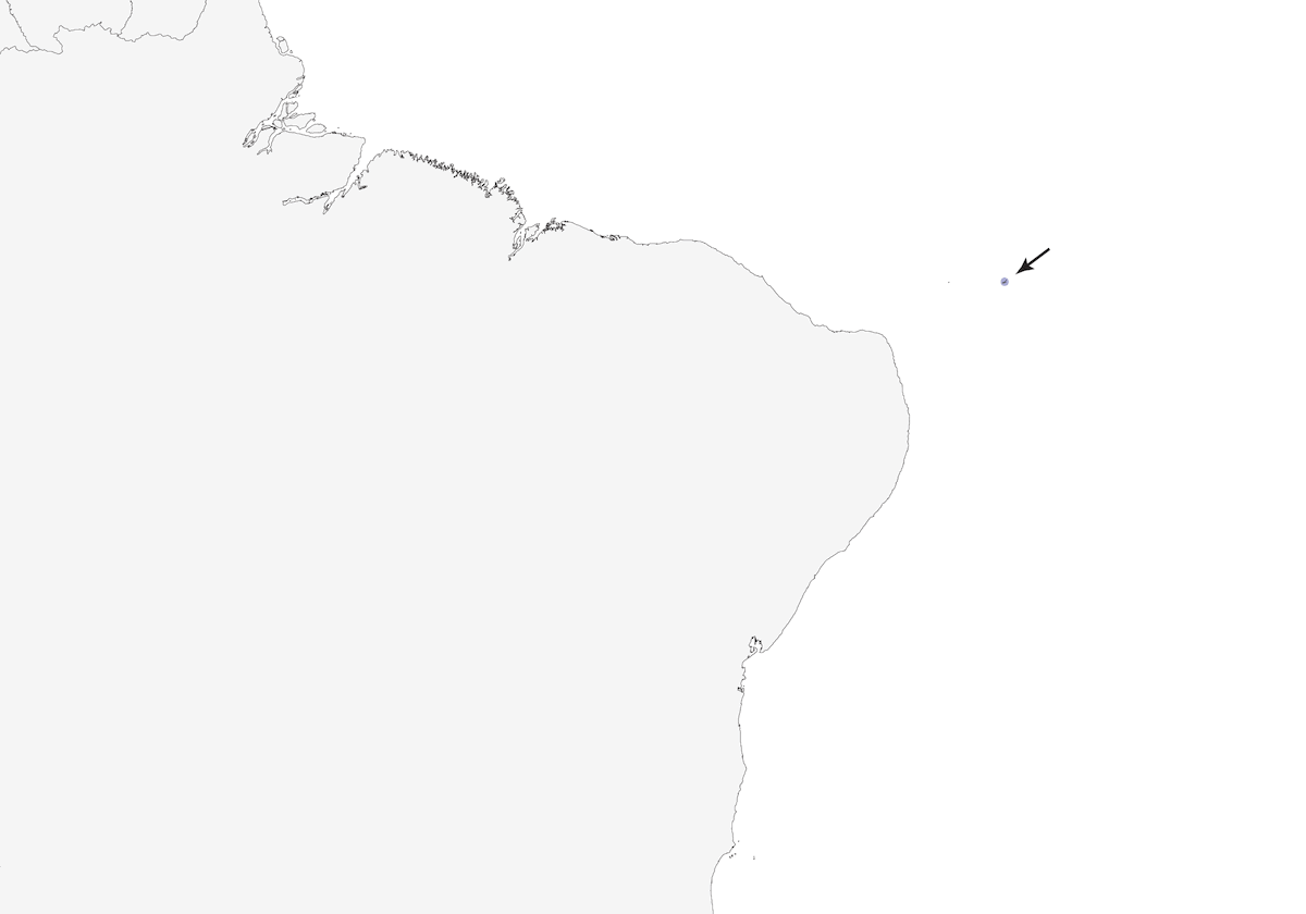 Noronha-Vireo, Verbreitung 1