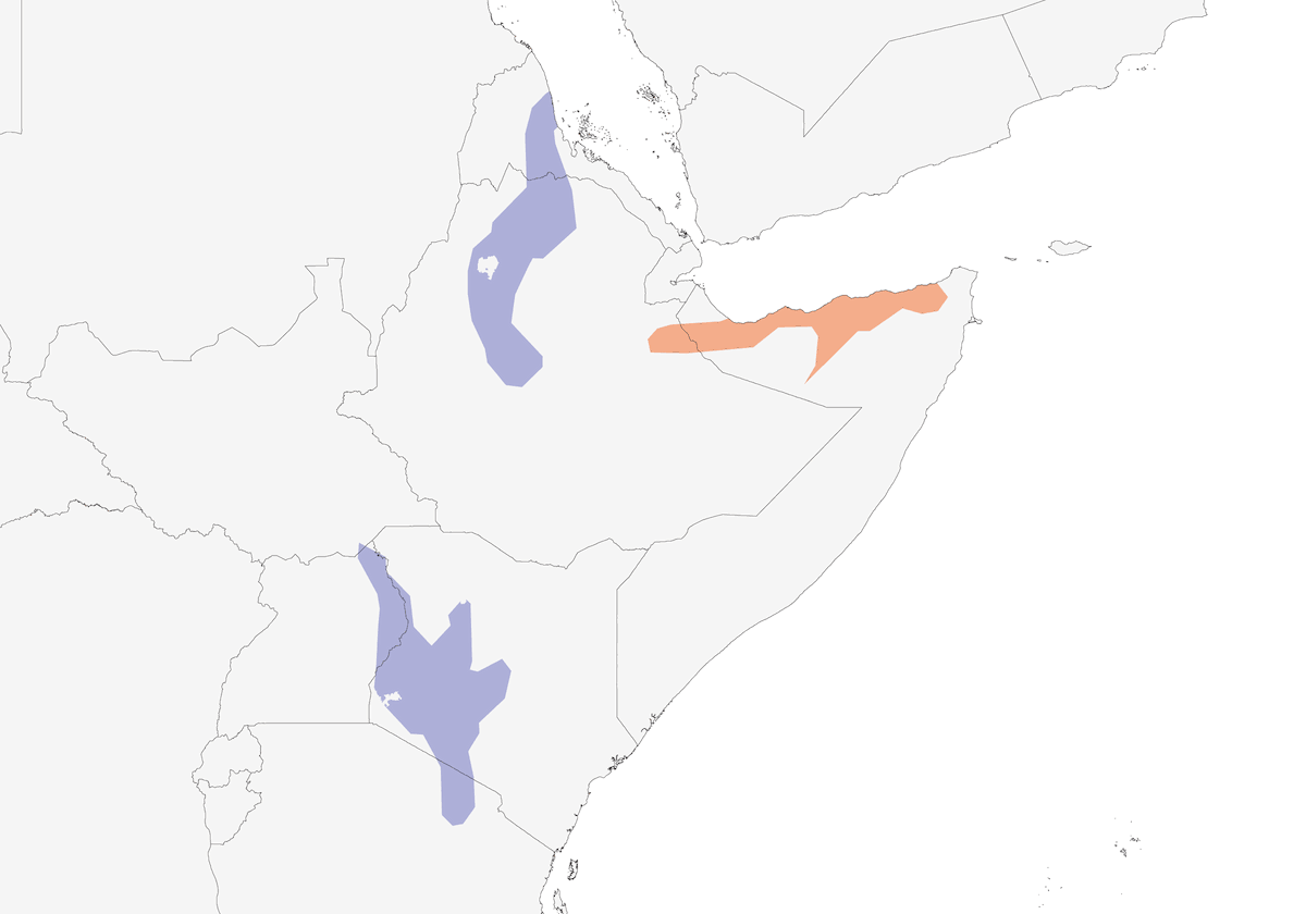 Nyanza-Mauersegler, Verbreitung 1