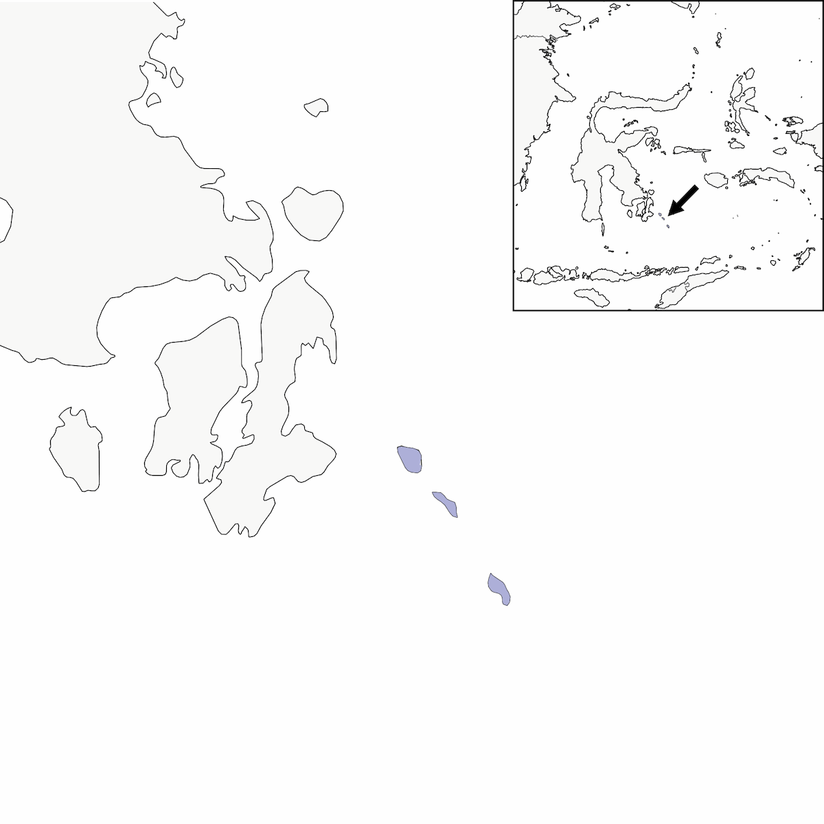 Tukangbesi Sunbird, Distribution 1