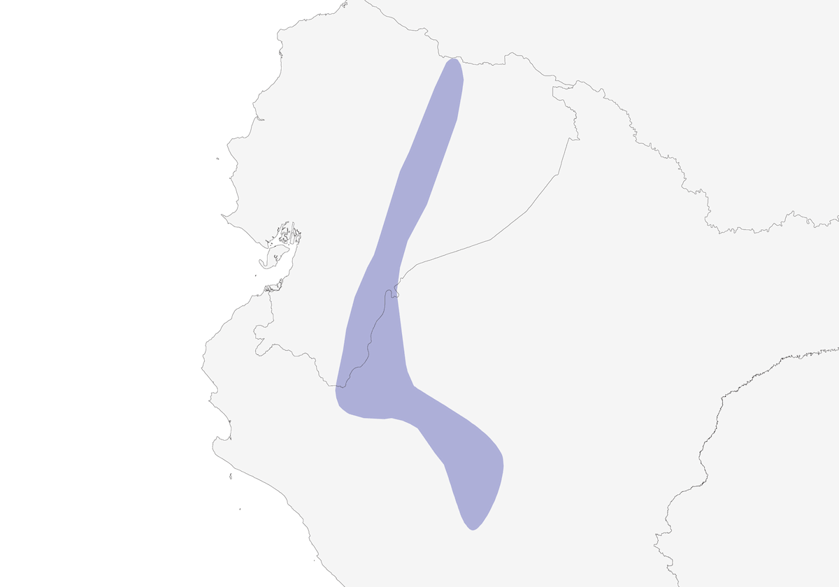 Mosquero pechicanelo, Distribución 1