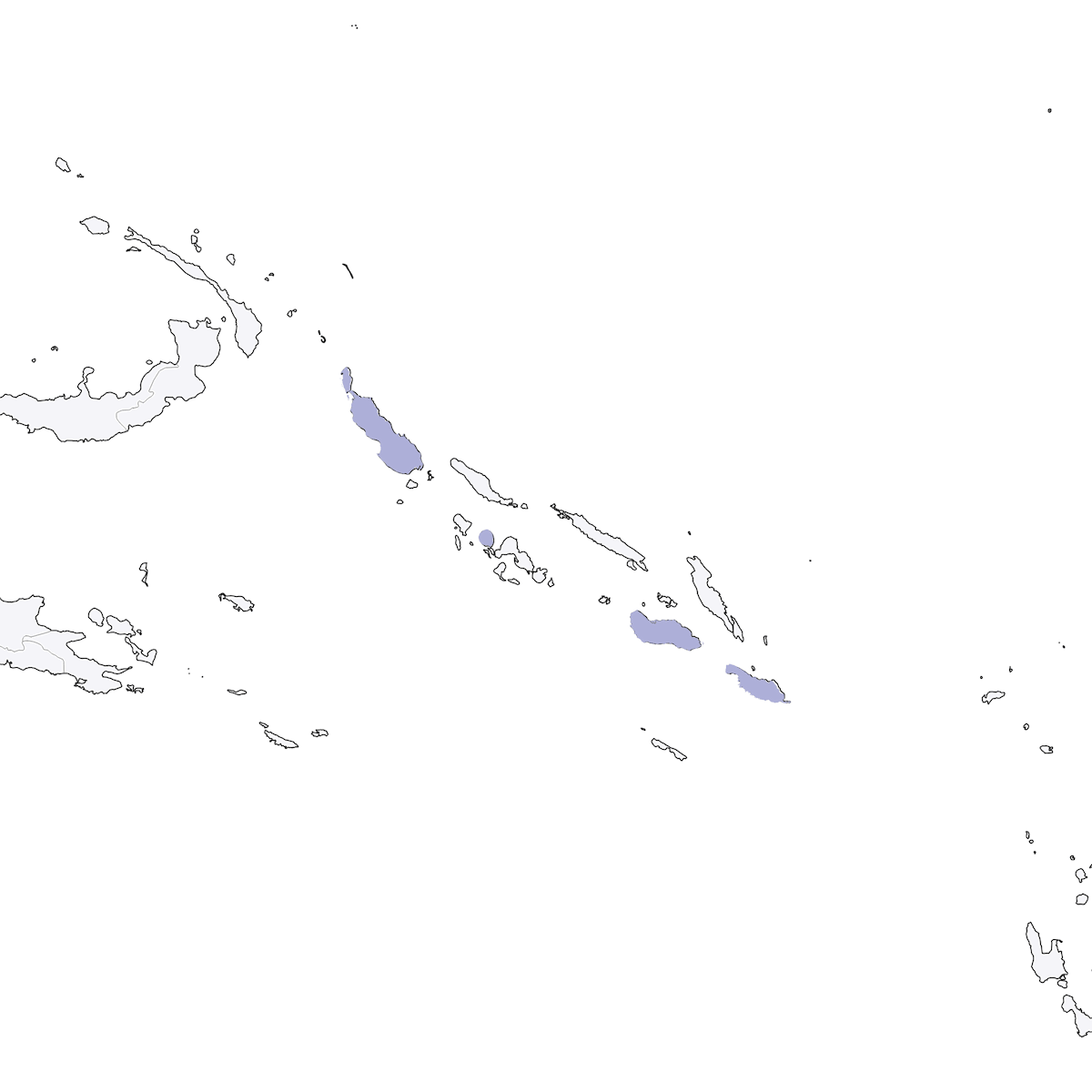 Solomons Robin, Distribution 1