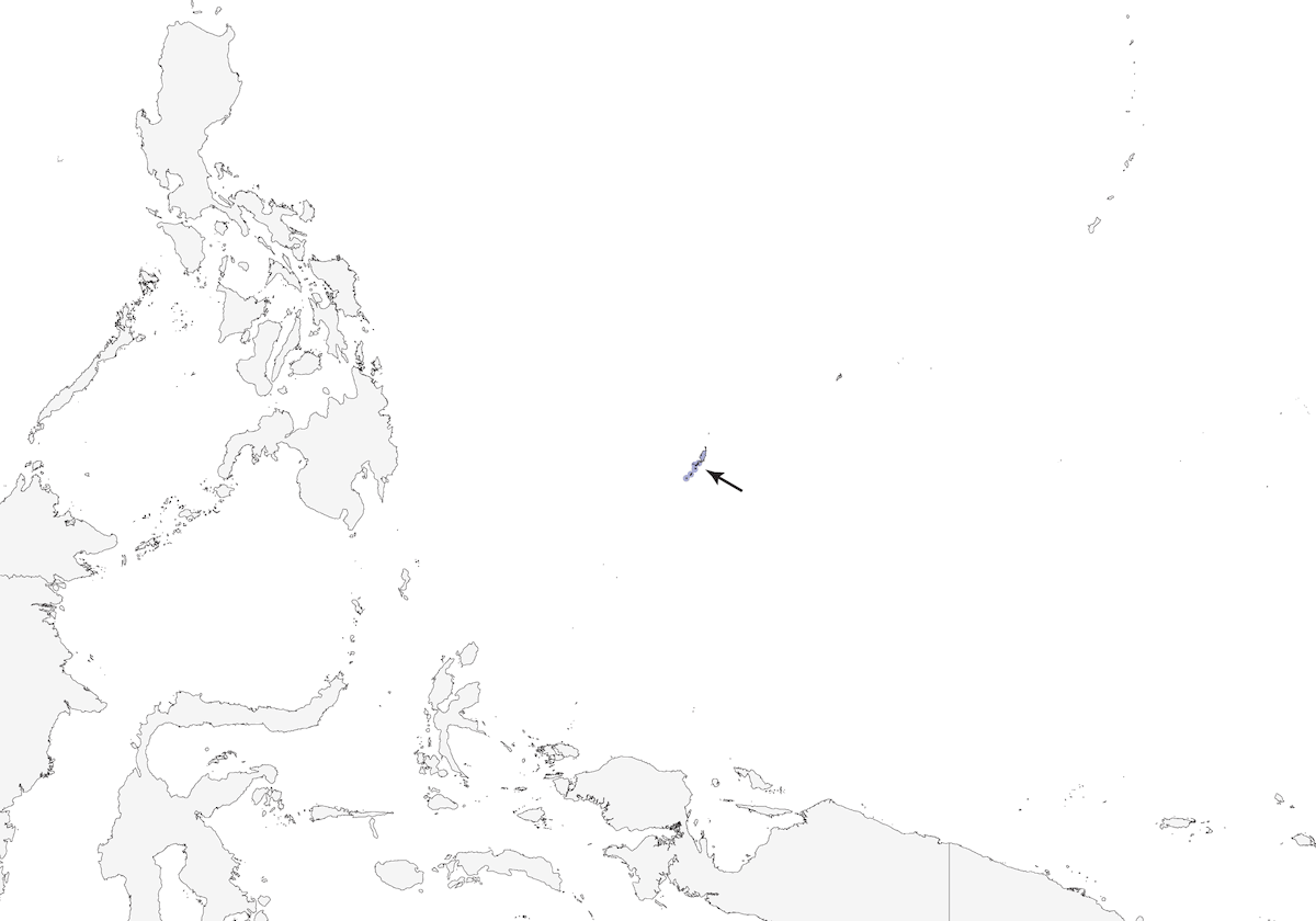 Palau Ground Dove, Distribution 1