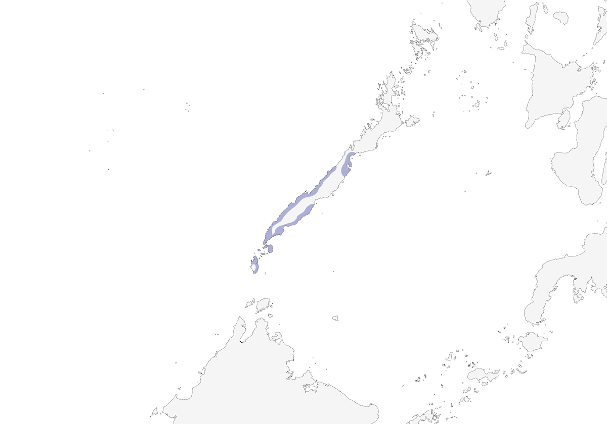 Palawan Babbler, Distribution 1