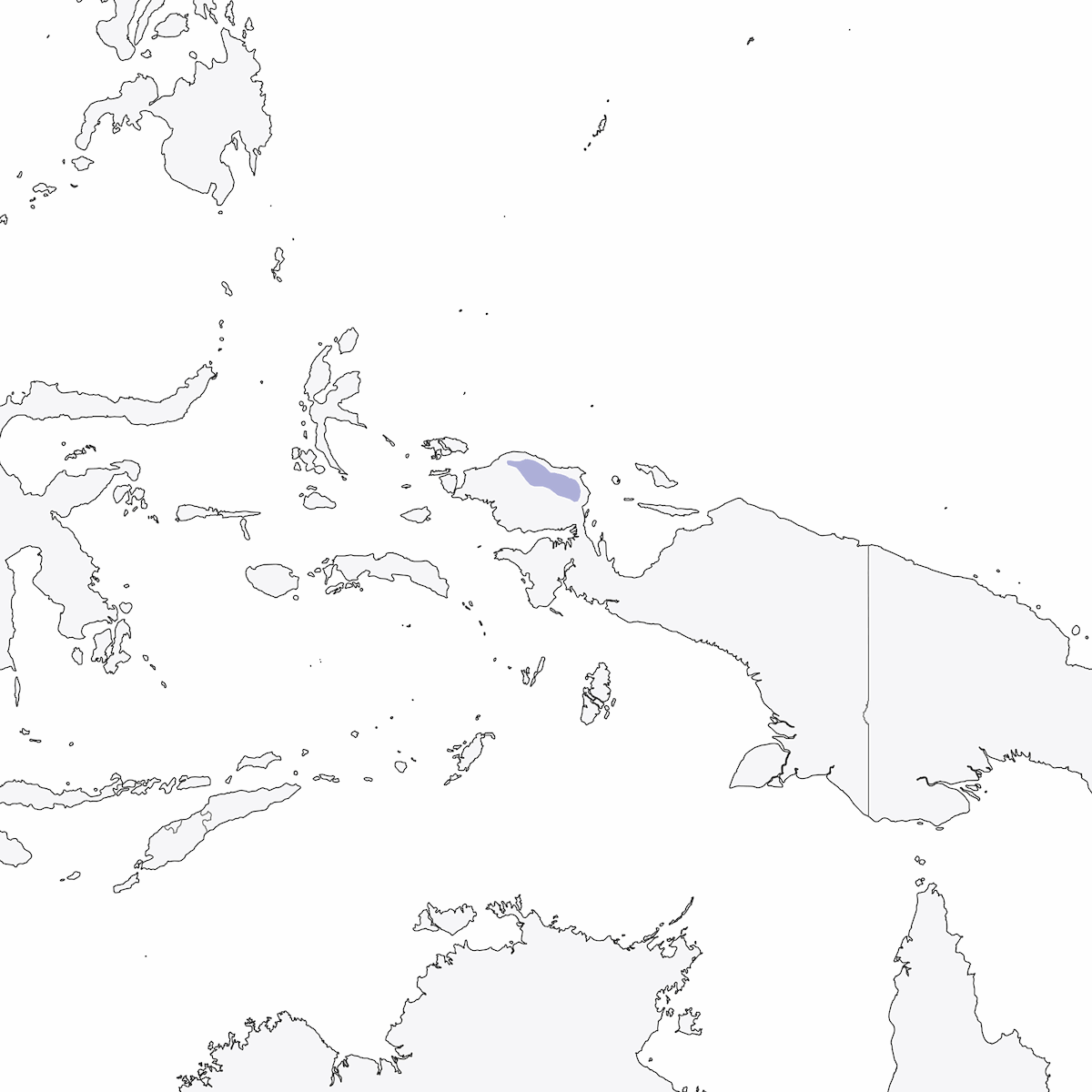 West Papuan Lorikeet, Distribution 1