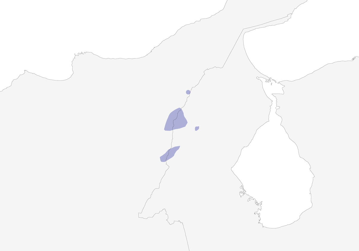 Perija-Tapaculo, Verbreitung 1