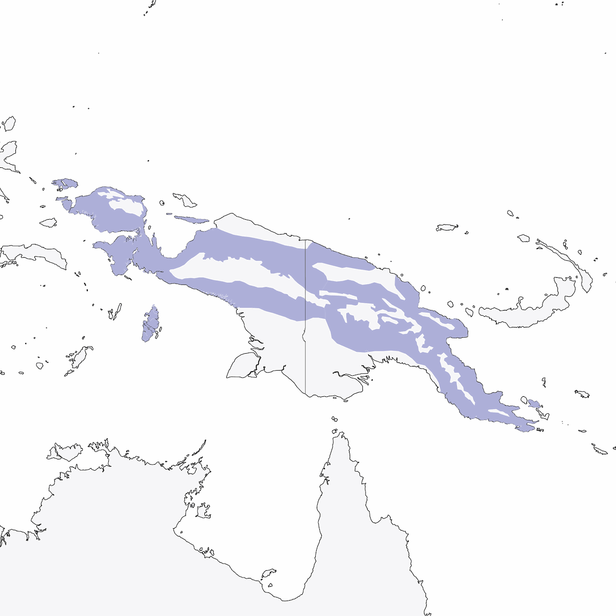 Paloma faisán, Distribución 1