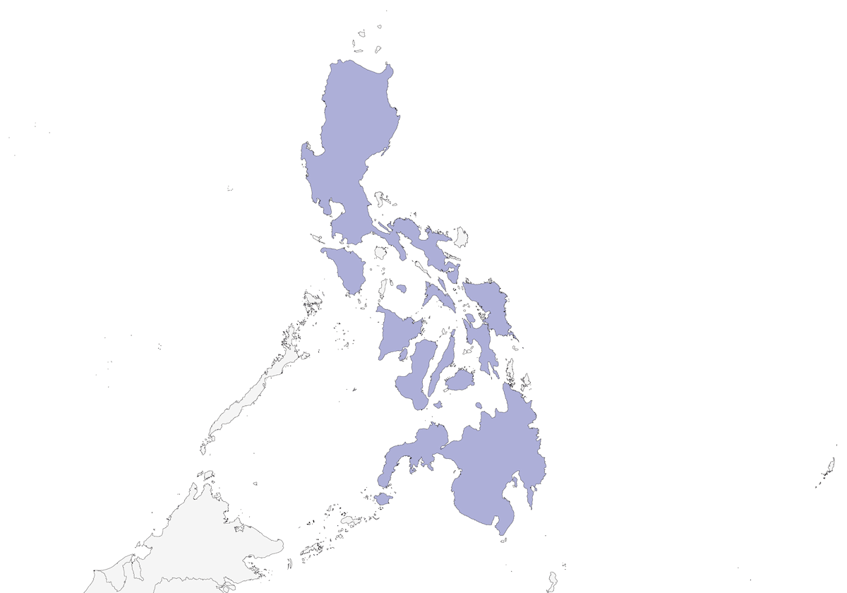 Chotacabras filipino, Distribución 1
