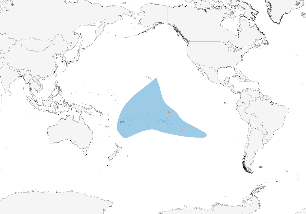 Pétrel de Phœnix, Distribution 1