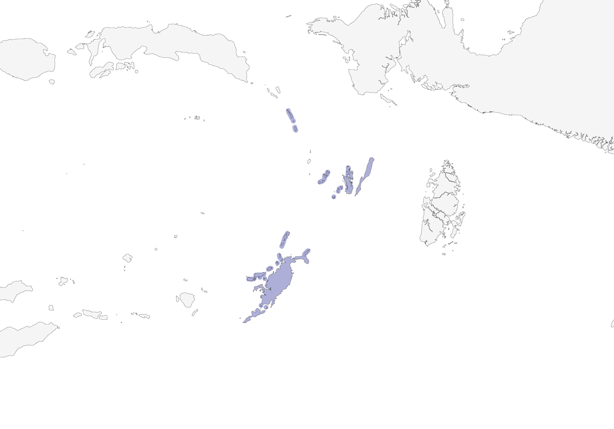 Pink-breasted Flowerpecker, Distribution 1