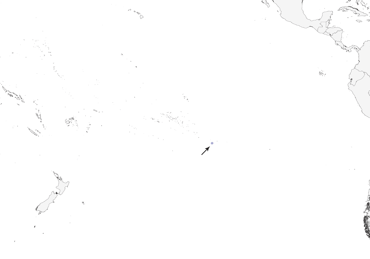 Carricero de Pitcairn, Distribución 1