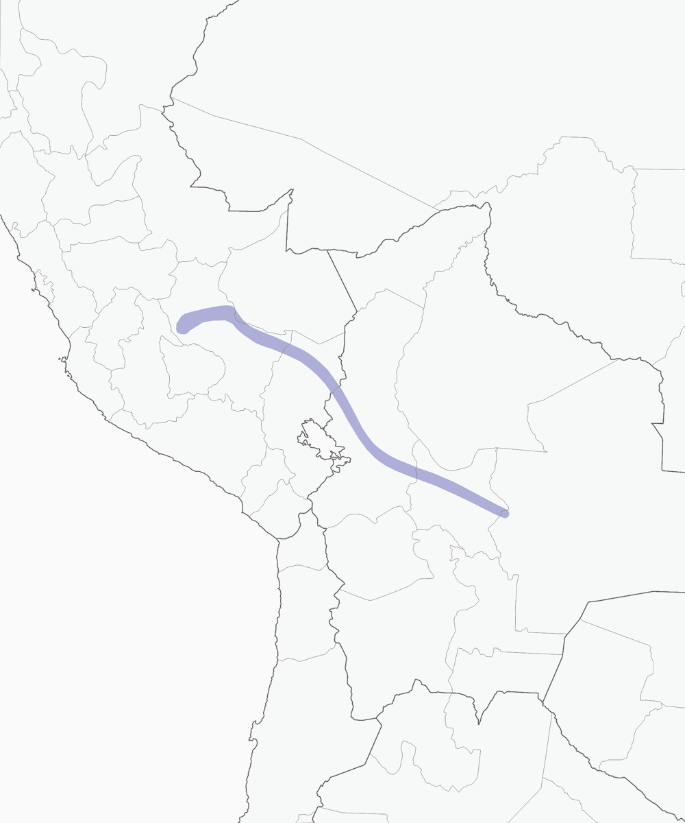 Puna Tapaculo, Distribution 1